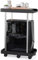 Niciksty PC Stand 2-Tier Computer Tower Stand, 2-Tier Computer Tower Cart with 6 Locking Caster Wheels for Office Home Fits Most PC, Black