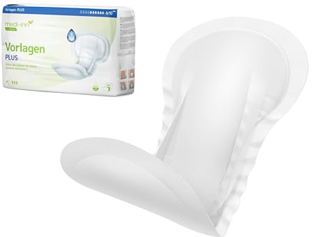Medi-Inn Inkontinenz-Vorlagen PLUS, 6 Tropfen, 4 x 30 Stück, Unisex-Passform, weiß