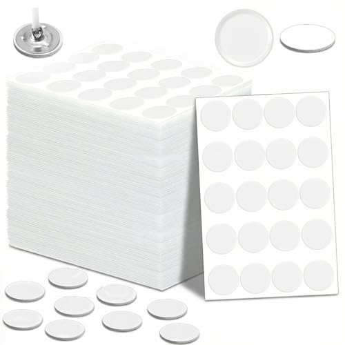 1000 Pieces Candle Wick Stickers for Candle Making Double Sided Candles Stickers Heat Resistance Candles Dots Wicks Tabs for Candles-Making