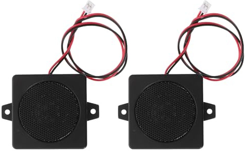 FRCOLOR Mini Haut-parleur à Cavité 5 W 4 Ohms, Enceinte Portable Compacte pour Moniteurs et Écrans Lcd, Système Audio Large Bande Léger, pour Utilisation Intérieure et Extérieure, Lot