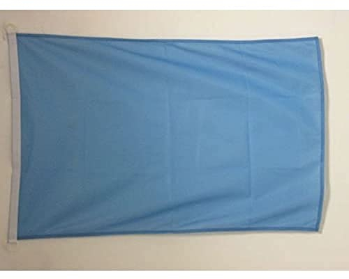 BANDERA NAUTICA UNICOLOR AZUL 45x30cm - Pabellón de conveniencia AZUL 30 x 45 cm anillos - AZ FLAG
