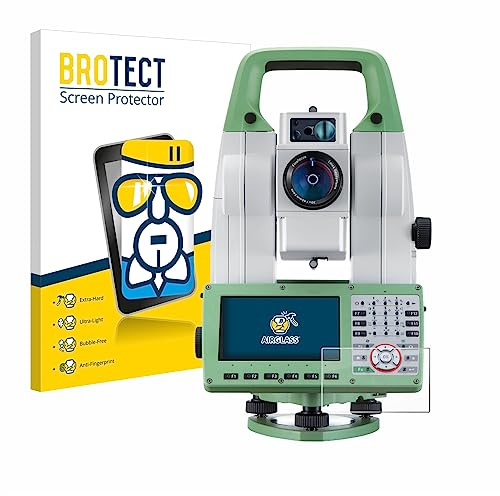 brotect Glass Screen Protector Film compatible with Leica Viva TS16 - Glass-Foil 9H Protection [Scratch Resistant, High Clarity]