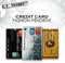E.T. INSIDE™ 3 Pièces Clé USB 32 Go Lecteur Flash USB Carte de Crédit Visa MasterCard Cadeau