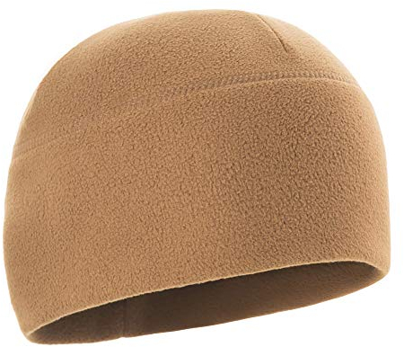 M-Tac Fleece Watch Cap - Army Military Tactical Beanie Hat Winter Skull Cap, Coyote Braun, X-Large
