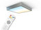 LongLife LED CCT LED Panel Set A | 30x30 18W 3000K-6000K Aufbau-Rahmen silber Netzteil Fernbedienung