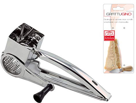 max italia GRATTUGGIA Inox A Rullo con MANOVELLA