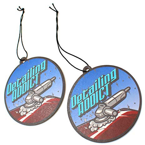 2er Set Tuning Lufterfrischer Duftbaum fürs Auto Air Freshener Design Duft Anhänger (2x Detailing Addict)
