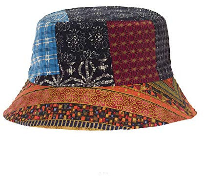 GTHTTT Doppelt - Seitlich Basin Hut Runde Flache Oberseite Schlapphut Breites Krempen-Desig Sonnenhut Faltbar Ohne Form Verlieren Fischerhut (56-58cm,orange)