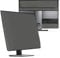 kwmobile Cover Compatible with 27-28 monitor - 3-IN-1 Case with Storage for Mouse, Keyboard - Dark Grey