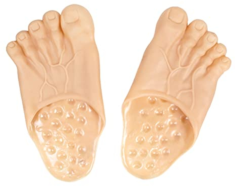 Neuheit Big Toe Hausschuhe, knifflige große Füße Schuhe Zehenschuhe Halloween Partys und Maskenbälle