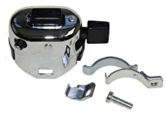 Universalschalter Licht Blinker Aus Schalter chrom 3 Knöpfe kompatibel mit Kreidler Florett Flory Mokick Mofa Moped