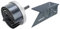 wolfcraft Scie Cloche Multi-lames - Scie Cloche 6 Lames - Profondeur de Coupe 23 mm - ø 25, 32, 40, 45, 54, 65 mm queue 6 pans 8 mm & Équerre 3D d'onglet 150 x 275 x 66 mm - Traçage angle de 45° à 90°
