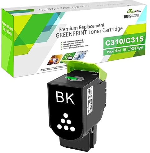 GREENPRINT Kompatible Tonerpatrone C310 C315 [Schwarz 3000 Seiten] Standardkapazität for Xerox C315 C315dni C315dnim C310 C310dni C310dnim Drucker 006R04356 006R04357 006R04358 006R04359