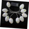 HOMSFOU 10 Beleuchten Sie Osterparty-ornamente -led-leuchten Decoraciones Para Sala De Casa Ostereier-girlandenlichter Künstliche Ostereier Wohnkultur Lichterketten Weiß Weihnachten
