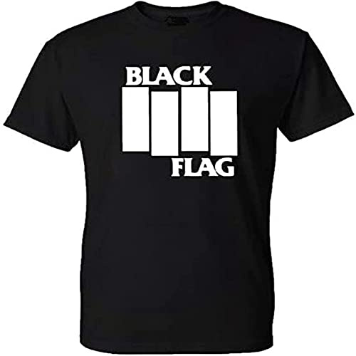 Black Flag T Shirt Pure Punk Rock Band Tee Heavy Metal Shirt Vintage Mens Shirt Unisex Top Tees Graphic Print T Shirts Black Top Tees XL Size 3XL