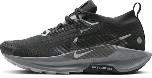 Nike Pegasus Trail 5 Gore-Tex, Sneaker Mujer, Black/Wolf Grey-Cool Grey-Anthracite, 42.5 EU
