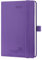 POPRUN Taschenkalender 2025 Klein Softcover mit PU-Leder, ca. A6 (16 x 10,5 cm) - Kalender 2025 Klein (Jan.2025-Dez.2025) - Terminplaner 1 Woche 2 Seite mit Stiftschlaufe - Lila