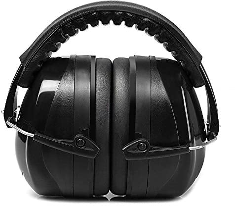 NNR 30 dB-35dB Casque antibruit pour tir, concerts, apprentissage, sommeil (noir)