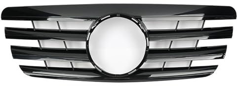 GODSLLY Frontstoßstange Gitter Kühlergrill, Kompatibel für Benz E-Class W210 2000 2001 2002, Front Kühlergrille Auto Stoßstangengitter Frontgrills Zubehör,D