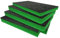 Shadow Foam Einsatz Pack für Peli 1510 – Cut and Peel Schaumstoffeinsätze für Peli Cases | Kamera-Aufbewahrung, Fotografie-Organisation, Grün/50 mm