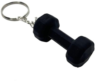 Porte-clés d'haltérophilie | Barbell Magnifique porte-clés | Pendentif d'exercice pour femme, porte-clés original, beau design pour la gym de musculation