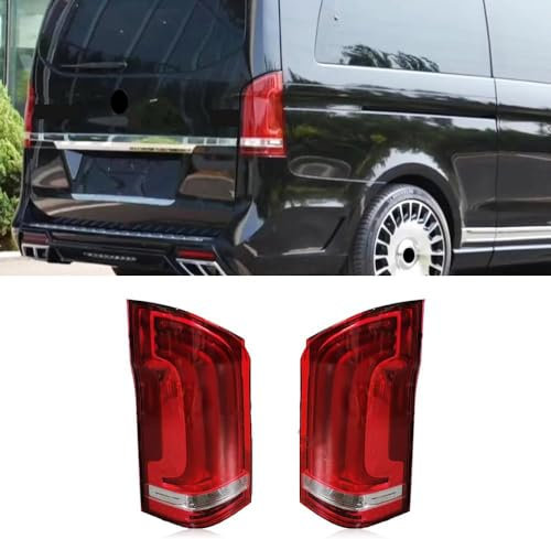 Auto Heckleuchten für Benz Vito W447 V250 V260 2016 2017 2018 2019 2020 2021, Wasserdichtes Rücklicht Rückleuchte Baugruppe Rücklichter Ersatz Zubehör, A/Right Side
