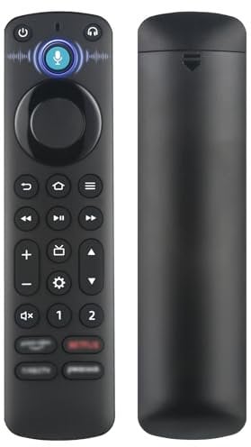 Aimdio Telecomando Vocale Pro per Fire Smart TV Stick Lite 4K Max, Smart TV 3a Gen, Smart TV serie 4/2, TV Cube, per Insignia Toshiba Pioneer TV, con funzionalità Trova il mio telecomando