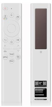 azurano Mando a Distancia para Samsung BN59-01391B, BN59-01391A, BN59-01385B, TM2281E - USB C/Eco Solar/Control Remoto por Voz