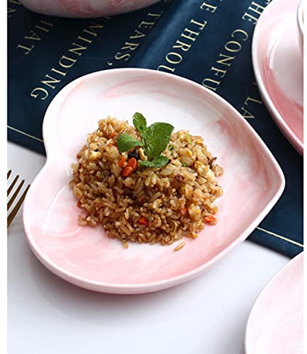 Cabilock Vajilla para el hogar bissa frutas frukas cumpleaños mitgebsl buhafruts cuenco de manicura plato en forma de corazón plato pequeño plato corazón plato de fruta en forma de corazón plato