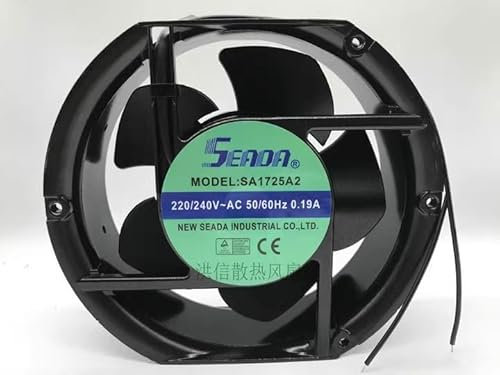 200MM PC fan， SA1725A2 AC 220/240V 0.19A 20060 2-wire cooling fan