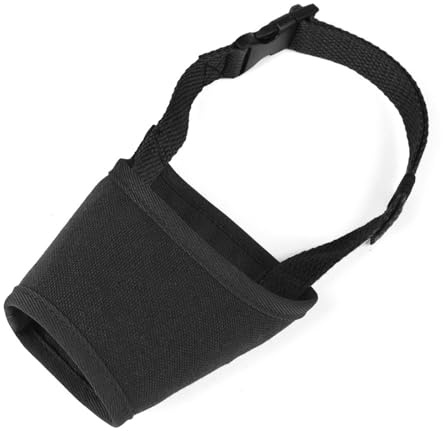 Beimus Maulkorb für Hunde gegen Beißen, Bellen und Kauen, mit bequemem Stoff und verstellbarem Gurt, für verschiedene Hunderassen