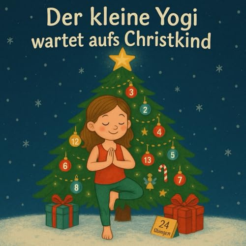 Der kleine Yogi wartet aufs Christkind – 24 Yoga-Übungen für Kinder: Der achtsame Adventskalender mit 24 kinderleichten Yoga-Übungen – für mehr Ruhe, Bewegung und Weihnachtsfreude