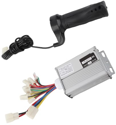 WGFOIP 36 V 1000W -Controller, Langdrahtgreifer -Grip -Kit mit Unterspannungsüberstrahlungsstandschutz für Elektrofahrraddreirad