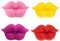 UKCOCO 4 Ciuccio Silicone per Rosa Giallo Ciuccio per Sviluppo Orale e Comfort Del