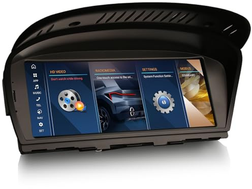 Snapdragon 8 Núcleos 8GB+128GB Android 16 Radio Coche Estéreo Navegador para BMW 3/5/6er E90 E91 E92 E93 E60 E61 E63 E64 CCC CarPlay Android Auto DAB+ USB WiFi 4G Bluetooth IDRIVE 8,8 Pantalla táctil