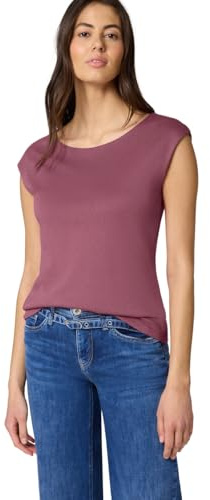 Damen Basic Shirt mit U-Boot-Ausschnitt