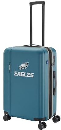 Travelite NFL Hartschalenkoffer Kansas City Chiefs Größe M, 69-80 Liter | erweiterbarer Reisekoffer aus ABS mit TSA Schloss und 4 Doppelrollen, 67 x 45 x 26,5-30 cm, 3,9 kg