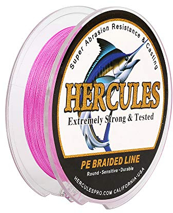 Hercules Super Cast 100m - 2000m 109-2196 Yards Geflochtene Angelschnur 6lb - 100lb Test für Salzwasser Süßwasser PE Geflecht Fischdraht Superline 4 Stränge