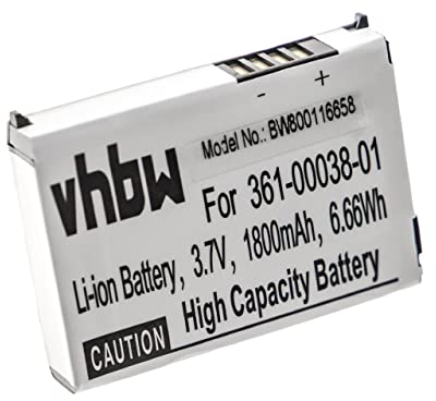 vhbw Batterie Remplacement pour Garmin 361-00038-01 pour GPS, Appareil de Navigation (1880mAh, 3,7V, Li-ION)