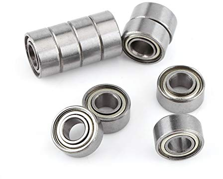 Akozon Kugellager, 10pcs Metall Stahl doppelt geschirmt Rillenkugellager 685ZZ Miniatur Kugellager Mini Lager 5x11x5mm für Elektromotor, 3D-Drucker, Quadrocopter