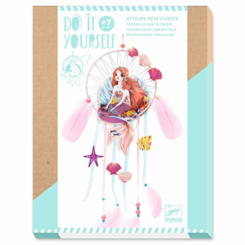 DJECO Mermaid 37962 Traumfänger für süße Meerjungfrauen, Mehrfarbig (1)