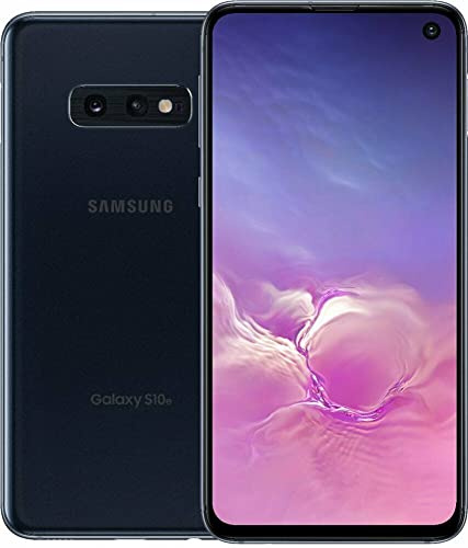 Samsung Galaxy S10e (128 Go, 6 Go de RAM) 5.8 AMOLED écran, États-Unis et Mondial 4G LTE Dual SIM GSM Usine Unlocked SM-G970F / DS (Prisme Noir, 128 Go + 128 Go MicroSD Bundle)