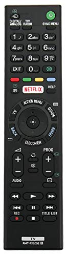 VINABTY RMT-TX200E Ersatz Fernbedienung Passend für Sony Bravia LCD Digitale Farbe TV KD-65XD7505 KD-55XD7005 KD-49XD7005 KD-65XD750 RMT-TX200P RMT-TZ300A