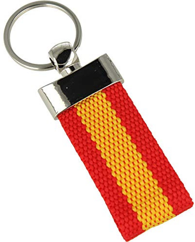 MovilCom® Porte-clés Espagne Porte-clés original drapeau d'Espagne Porte-clés unisexe Porte-clés voiture Porte-clés Moto Mod 12