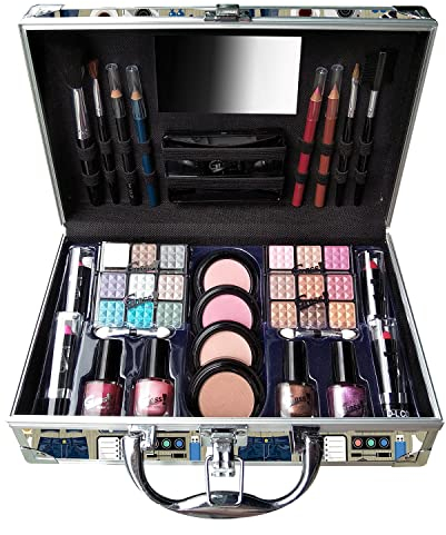 GLOSS!| Idee für eine Beauty-Box für Frauen | Geschenkbox für Damen |Weihnachtsgeschenke | Make-up-Palette für Frauen | Aufbewahrungskoffer und Organizer