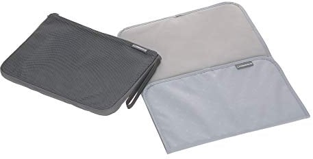 LÄSSIG Baby Windeltasche mit Wickelunterlage für unterwegs/Casual Changing Organizer anthracite
