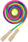 16 FT Long Jump Rope for Kids, 1 Pack Double Dutch Skipping Rope with Wooden Handle, Multiplayer Rainbow Jumping Rope for Outdoor Fun, School Sport, Party Game
