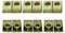 Happyupcity 12 pz 8 mm foro diametro mezza luna letto rondella mobili dado connettore dadi distanziatore rondelle tono bronzo per collegare mobili