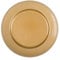 MAONAME 13 Gold Charger Plates Set of 6, Round Dinner Chargers with Beaded Rim, Plastic Table Chargers for Wedding, Party
