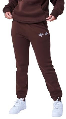 Project X Paris Bas de jogging femme Signature Marron XS